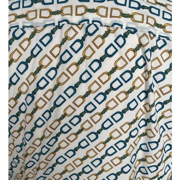 Talbots Shirt Button Collared Equestrian Old Money Wrinkle Resistant Size 14 - Picture 5 of 12